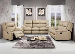 jill leather recliner lounge suite set