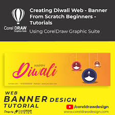 creating creative diwali web banner