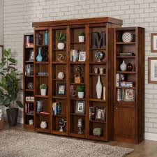 library wallbed bookcase style murphy