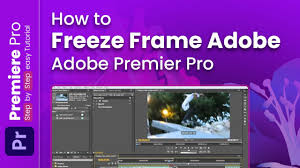 freeze frame in adobe premiere pro 2024