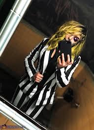Since i have such a love for beetlejuice and it's one of my all time favorite movies, i search for homemade costume ideas and ran into this site and it's many cool beetlejuice costumes. Lady Beetlejuice Costume Diy Costumes Under 35