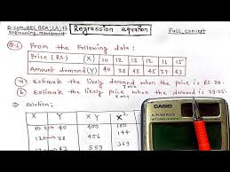 Regression Equation How To Find