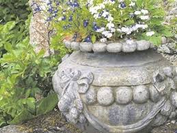 go softly on greened up garden statues