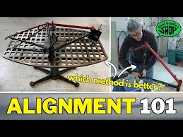 how to align a bike frame using two