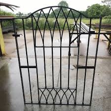 simple stainless steel gate for home
