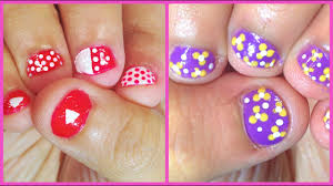 A perfect simple easy nail design for girls. Nail Art For Short Nails Chippernails Giveaway Closed Youtube