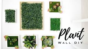 See more ideas about plant wall, garden wall, green wall. Diy Faux Plant Wall Art Youtube