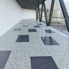 how to install terrazzo floor tiles