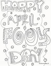 Let's have a math challenge. April Fools Day Coloring Pages Doodle Art Alley