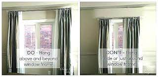 hang curtain dry panels