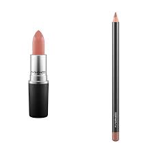 6 clic mac lipstick and lip pencil