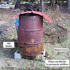 Most barrels have three ridges that divide the barrel into thirds. How To Make A Burn Barrel Burn Safe With Less Smoke