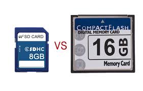 which is better a cf card or an sd card