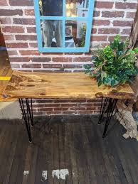 Olive Wood Console