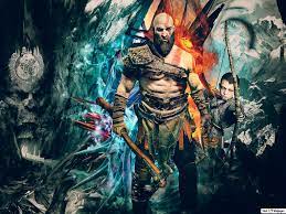 Kratos and Atreus HD wallpaper download