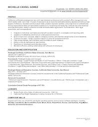 Legal Resumes And Cover Letters Cover Letter Example Paralegal Park
