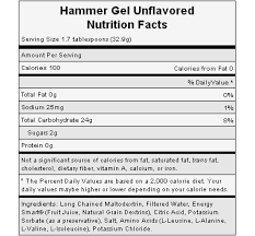 hammer nutrition hammer gel single