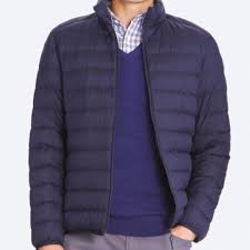 Men S Uniqlo Ultra Light Down Jacket In Navy Men S Fashion Clothes Outerwear On Carousell
