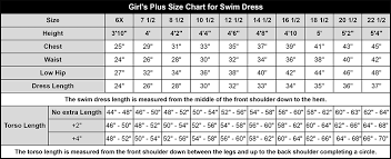 Swim Dress Girls Plus Size