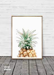 Pineapple Print Pineapple Wall Art