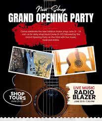 grand opening party solstice guitars