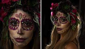 sugar skull makeup this halloween