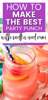 tropical vodka punch easy party punch