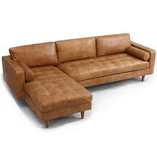 top grain leather sectional sofa