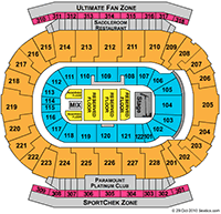 Scotiabank Saddledome Concert Seating Chart Concert