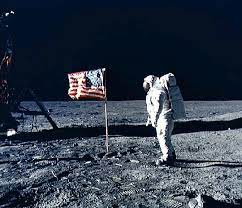 flags remain on moon