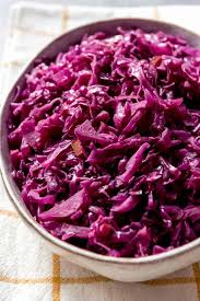 traditional german red cabbage rotkohl