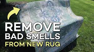 bad smells from your new area rug