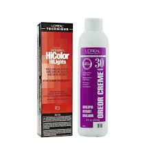 Then, apply the mixture to your hair as desired. L Oreal Hicolor Red Hilights For Dark Hair Only L Oreal