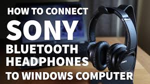connect sony bluetooth headphones