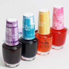 opi sheer tints collection purple