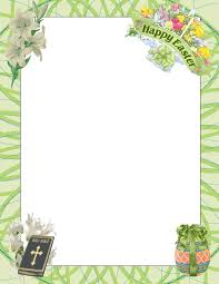 Printable easter borders (page 1). Pin On Easter
