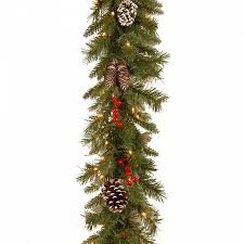 The National Tree Company Frosted Berry 9ft Garland With