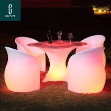 Be sure to consider one of our led end tables to complement this unique coffee table. Led Illuminated Cocktail Table Lounge Led Waterproof Glowing Led Bar Table Lighted Up Coffee Table Rechargeable Glowing Mesa De Bar Tables Aliexpress