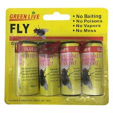 green live fly glue traps 4 pieces