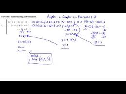 Algebra 2 Chapter 5 3 Exercises 1 8