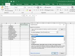 how to vlookup between two sheets