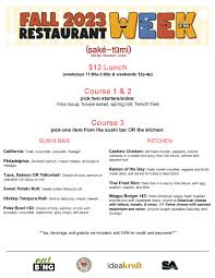 restaurant week menus eatbing
