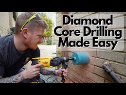 How To Use A Diamond Core Drill The