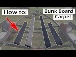how to install bunk board carpet on a