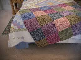 Mitered Square Patchwork Rug Knitting