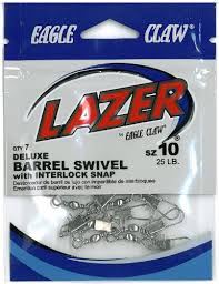 Lazer Sharp Barrel Swivel With Interlock 7 Piece