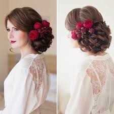 Wedding hairstyle for long hair with veil. Wedding Reception Hairstyles Trending In Indian Weddings Wedmegood
