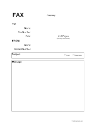 Free Printable Fax Cover Sheet Pdf Download Them Or Print