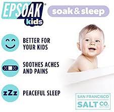 When done appropriately under expert guidance, epsom salt bath is likely safe for babies. Epsoak Kids Soak Sleep Epsom Salt Bath Soak For Kids 2lb Bag Pure Gentle Formula With Lavender Amazon Ae Beauty