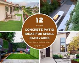 12 Adorable Concrete Patio Ideas For